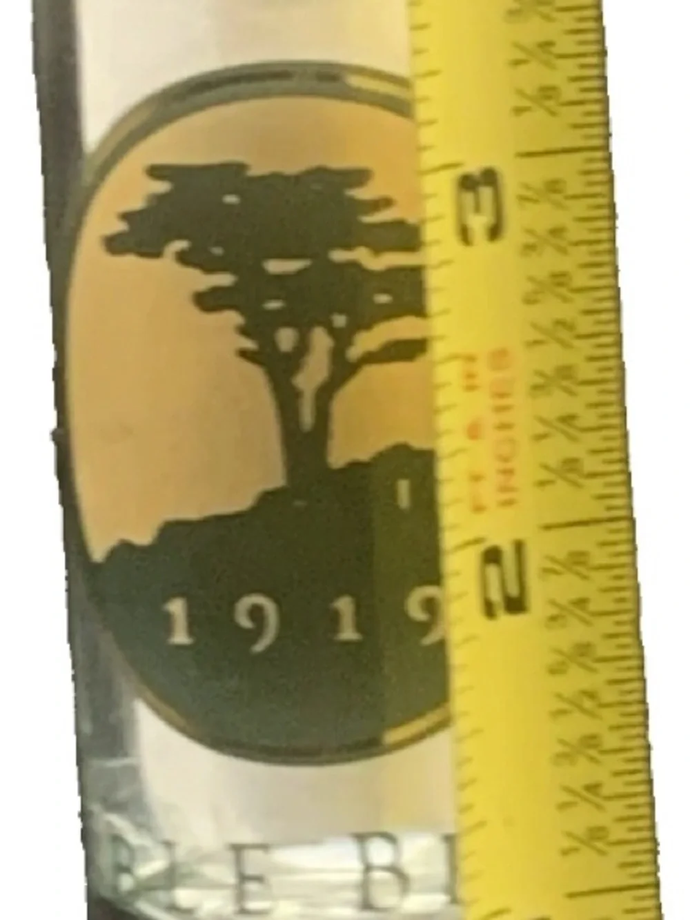 Vintage Pebble Beach Resorts Lone Cypress Logo Shot Glass Shotglass